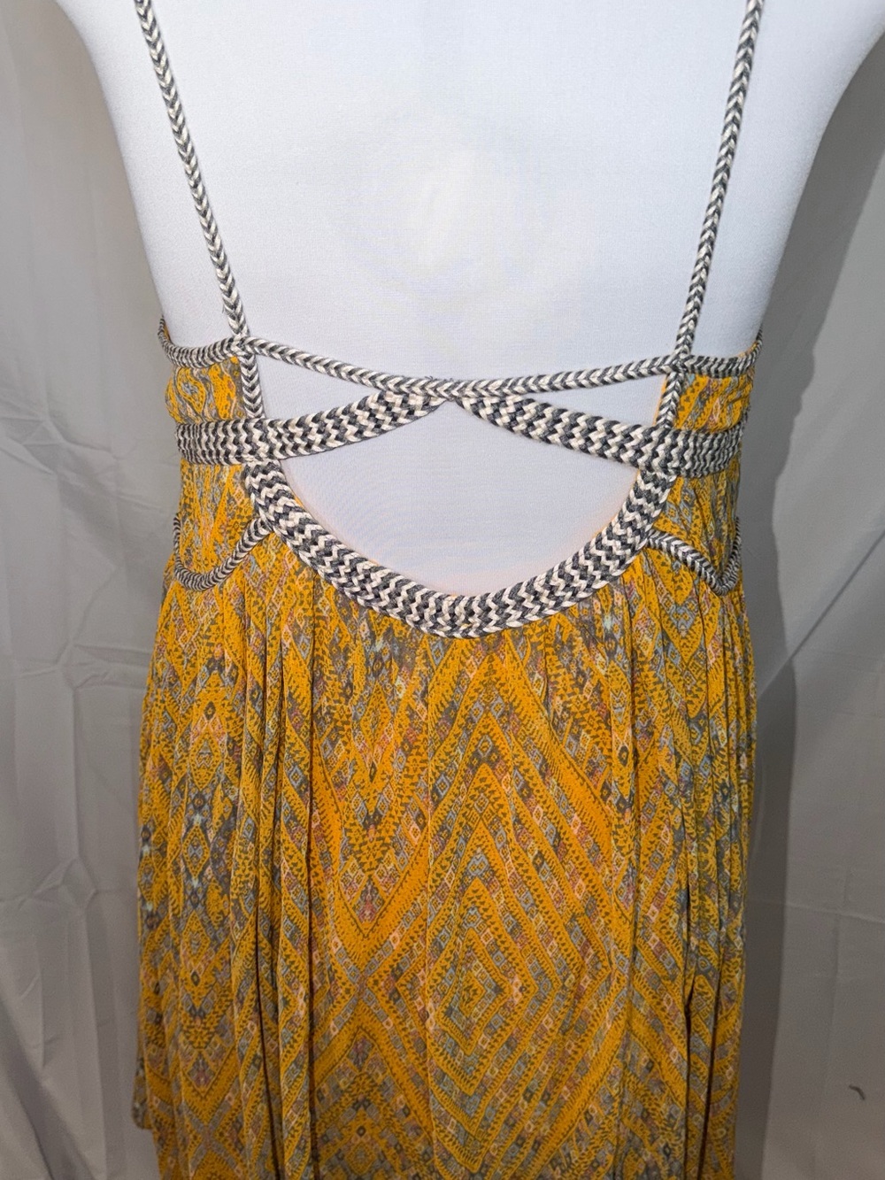 Free People "Periscopes in the Sky" Printed Babydoll Dress - Picture 6 of 13